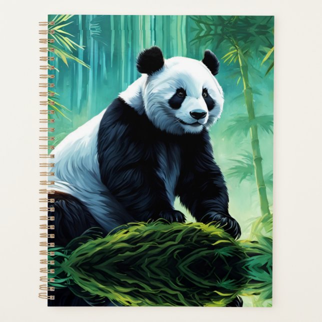 Panda géant dans la forêt de Bamboo (Devant)