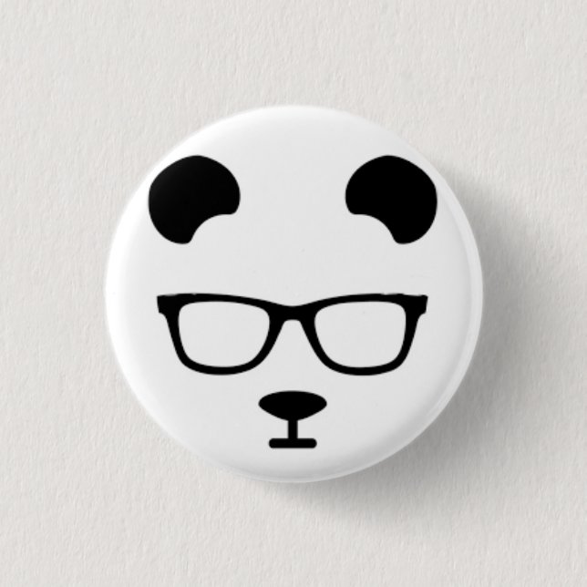 Panda geek button (Vorderseite)