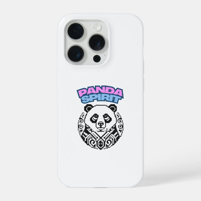 Panda-Geist iPhone 15 Pro Hülle (Rückseite)