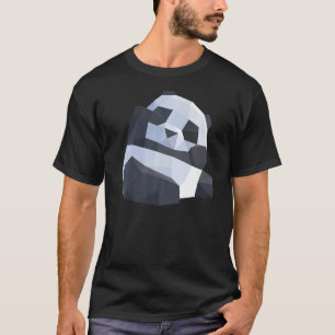 Panda Geometric Abstrakt Wildlife Graphic Animal T-Shirt
