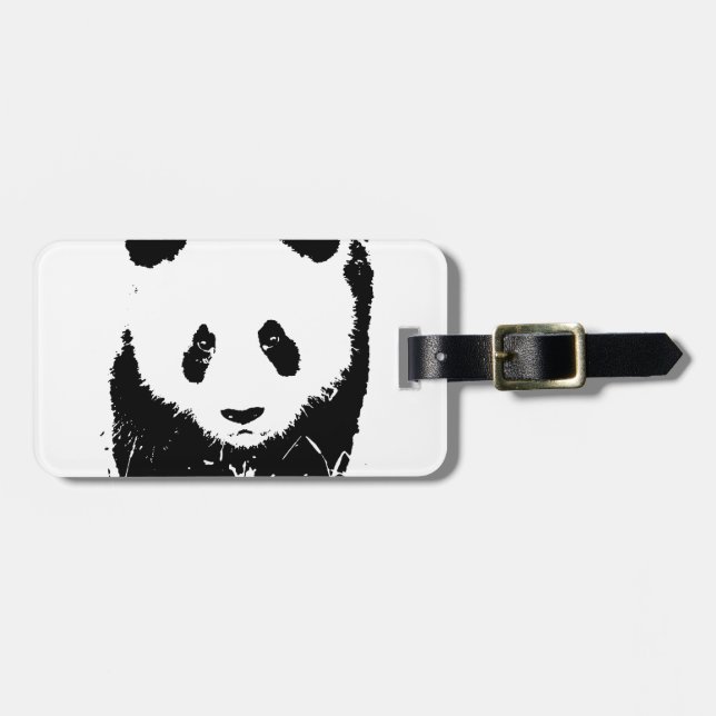 Panda Gepäckanhänger (Vorderseite horizontal)
