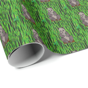 Panda - Geschenkpapier