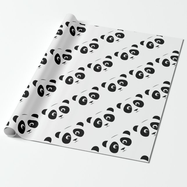 PANDA GESCHENKPAPIER (Ungerollt)
