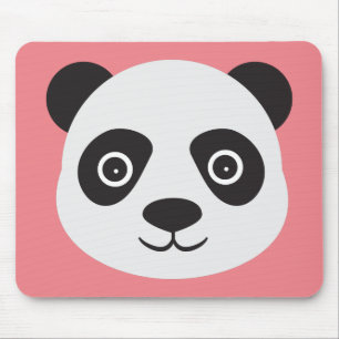 Panda Gesicht Schwarz-Weiß-Bär Mousepad