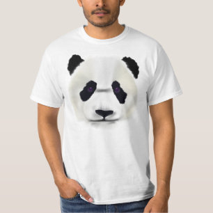 Panda-Gesicht T-Shirt