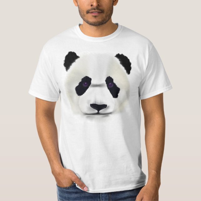 Panda-Gesicht T-Shirt (Vorderseite)