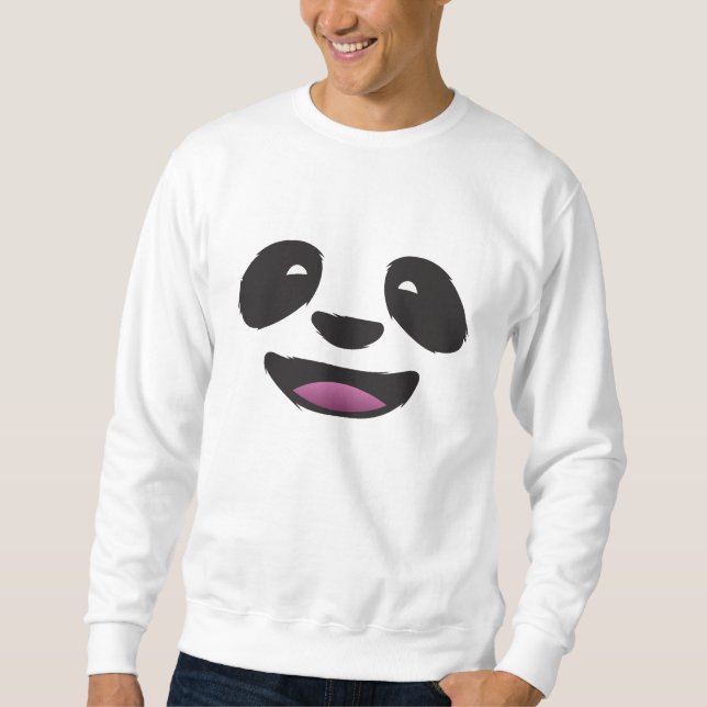 Panda-Gesicht - Tierwild lebende tiere Sweatshirt (Vorderseite)