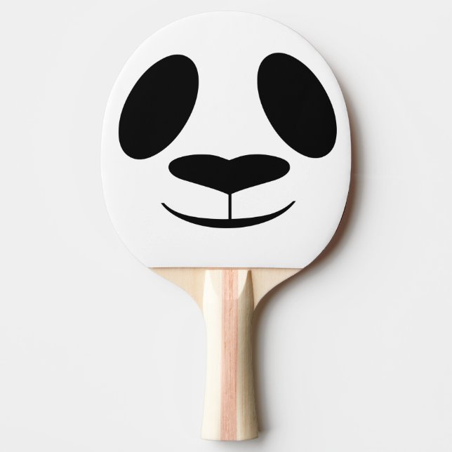 Panda-Gesicht Tischtennis Schläger (Vorderseite)