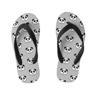 Panda-Gesichtsmuster Kinderbadesandalen