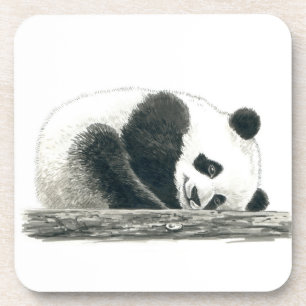 Panda Getränkeuntersetzer