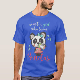 Panda Girl Animal Gift Niedlich Panda Bear T-Shirt
