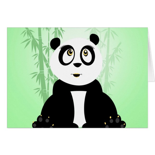 Panda Girl - Green (Vorderseite (Horizontal))