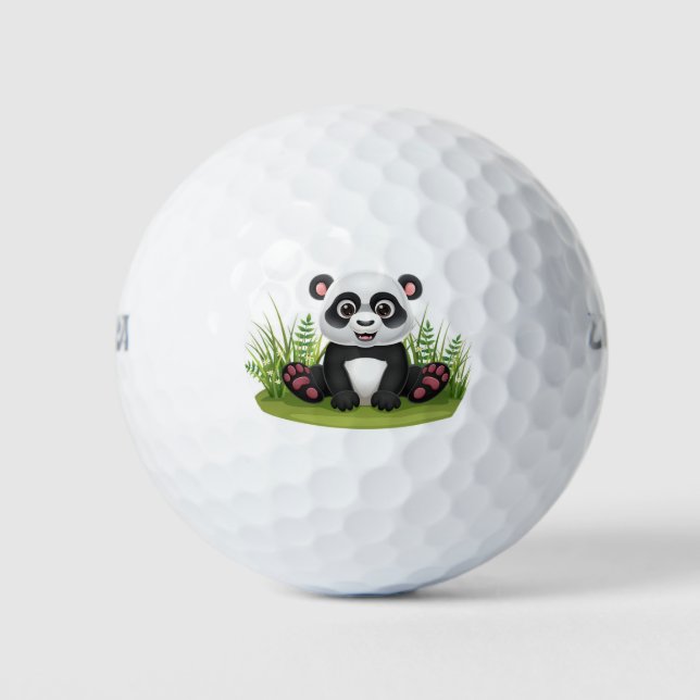 Panda Golf Bälle (Vorderseite)
