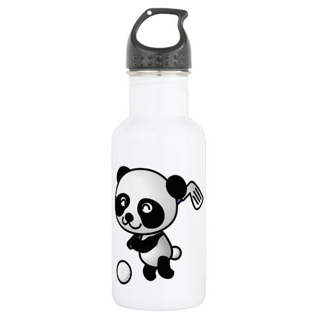 Panda Golf Trinkflasche (Vorderseite)