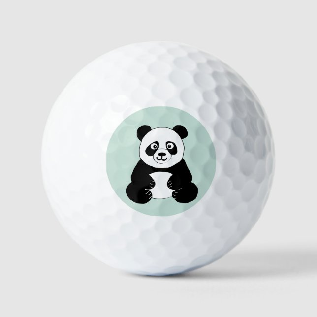 Panda Golfball (Vorderseite)