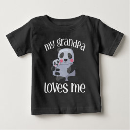 Panda 🐼 Grandchild Gift von Opa Baby T-shirt