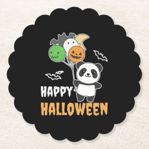 Panda Halloween Ballons für Kinder Niedliche Panda Untersetzer