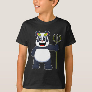 Panda Halloween Devil T-Shirt