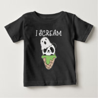 Panda Halloween Ghost I Schrei Eiscreme Puff