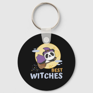 Panda Halloween Hexenkids Hexen die besten Hexen Schlüsselanhänger