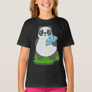 Panda-Handfächer T-Shirt