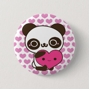 Panda-Herzen Button