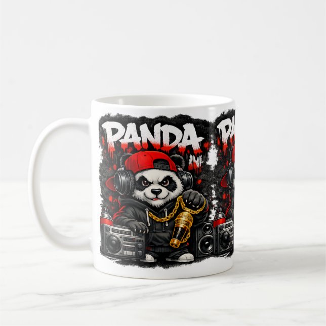 Panda Hip Hop Style Kaffeetasse (Links)