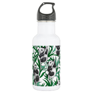 Panda-Hubs Edelstahlflasche