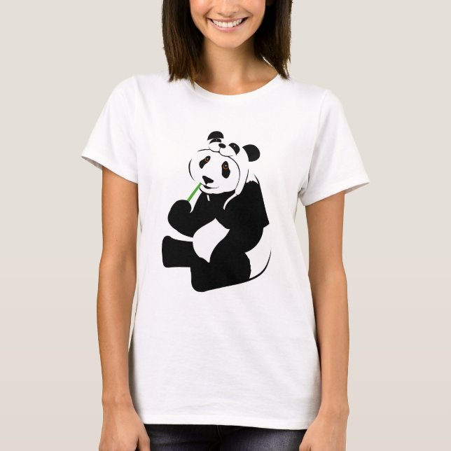 Panda-Hut T-Shirt (Vorderseite)