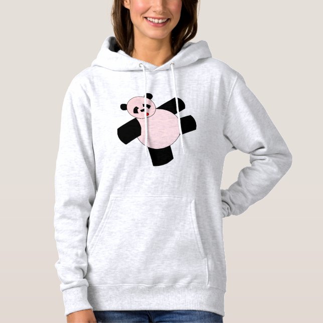 Panda Illustration Design Hoodie (Vorderseite)