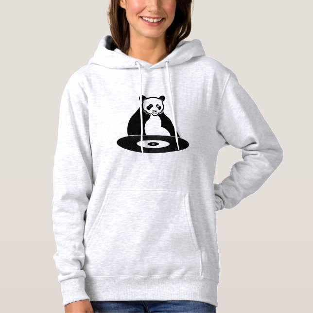 Panda Illustration Design Hoodie (Vorderseite)