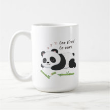 Panda im Ruhezustand - Niedliche Bärenkunst