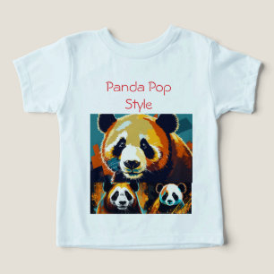 Panda im Stil von Pop Shirt Design