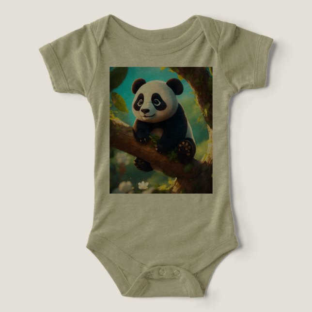 Panda im verzauberten Baum (Design Vorderseite)