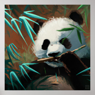 Panda - Impression d'art en toile