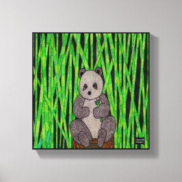 Panda - Impression sur toile