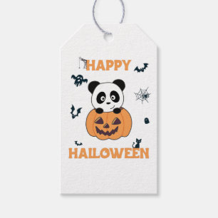 Panda in Pumpkin Sweet Pandas Happy Halloween Gesc Geschenkanhänger