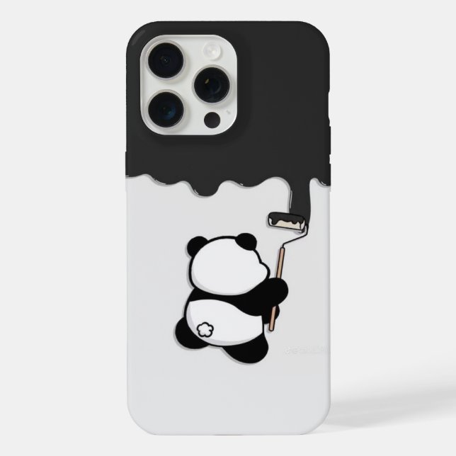  Panda iPhone 15 Pro Max Hülle (Rückseite)