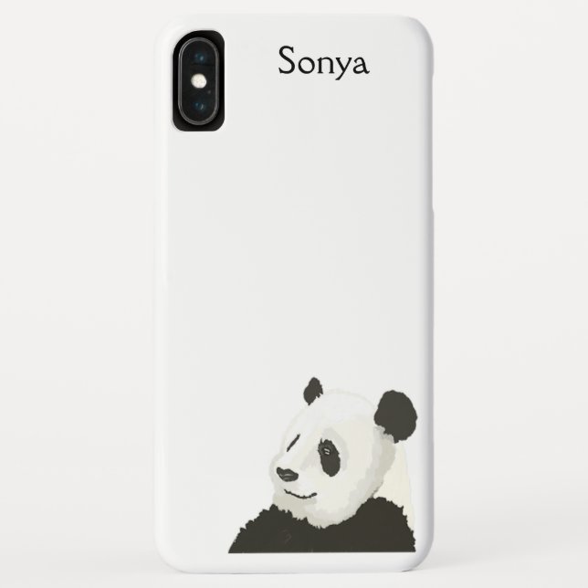Panda iPhone Case (Rückseite)