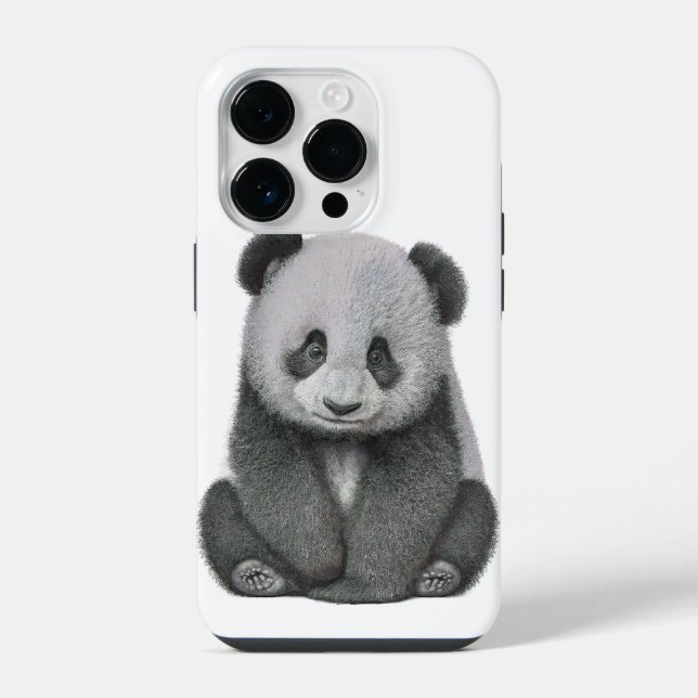 Panda Iphone Case 14 Pro Hülle (Rückseite)