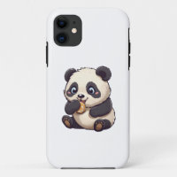 Panda isst einen Keks