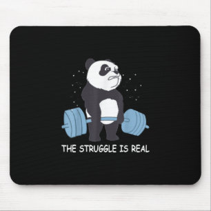 Panda Kampf ist ein echter Bärenfahrer-Schläger. Mousepad