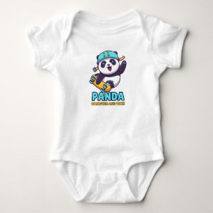 Panda Kater und Tyrann Baby Strampler