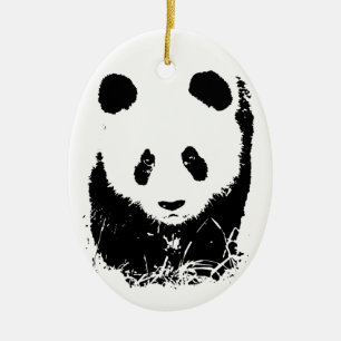 Panda Keramikornament