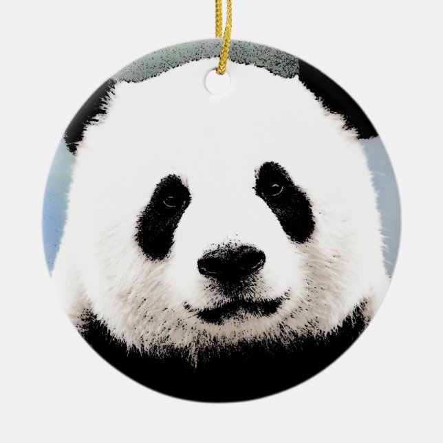Panda Keramikornament (Vorne)