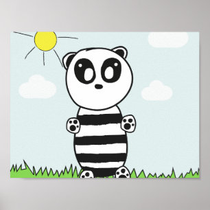 Panda Kid Poster