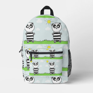 Panda Kids Bedruckter Rucksack