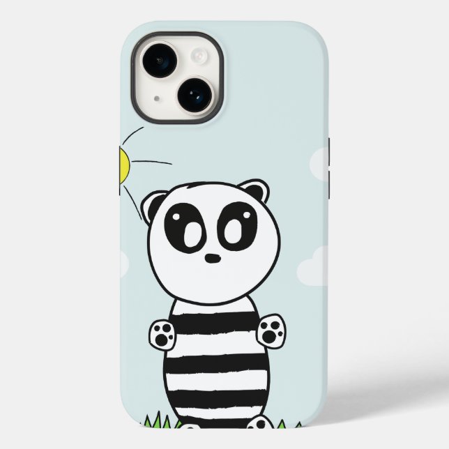 Panda Kids Case-Mate iPhone 14 Hülle (Rückseite)