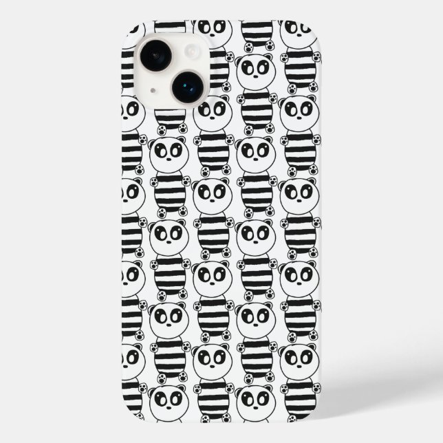 Panda Kids Case-Mate iPhone 14 Plus Hülle (Rückseite)