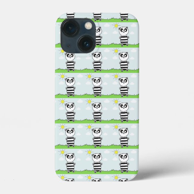 Panda Kids Case-Mate iPhone Hülle (Rückseite)